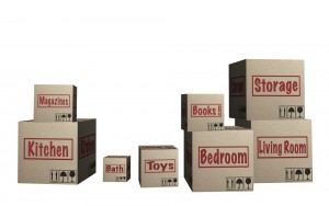 labeled moving boxes